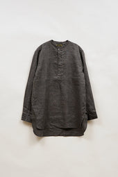 【ナイジェル・ケーボン】MAN / ヘンリーネックシャツ - ヘンプ / HENLEY SHIRT - HEMP