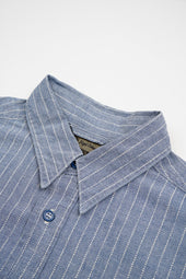 【ナイジェル・ケーボン】MAN / USネイビーシャツ - ウォバッシュダンガリー / US NAVY SHIRT - WABASH DUNGAREE