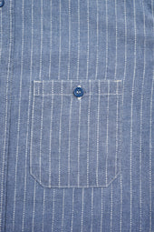 【ナイジェル・ケーボン】MAN / USネイビーシャツ - ウォバッシュダンガリー / US NAVY SHIRT - WABASH DUNGAREE