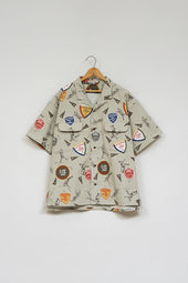 【ナイジェル・ケーボン】MAN / オープンカラーシャツ / OPEN COLLAR SHIRT - BB & CRICKET