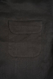 Man Open Collar Shirt Linen Twill