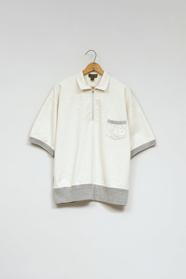 【ナイジェル・ケーボン】MAN / ジップアップトレーニングシャツ - バンピージャージー / ZIP-UP TRANNING SHIRT - BUMPY JERSEY
