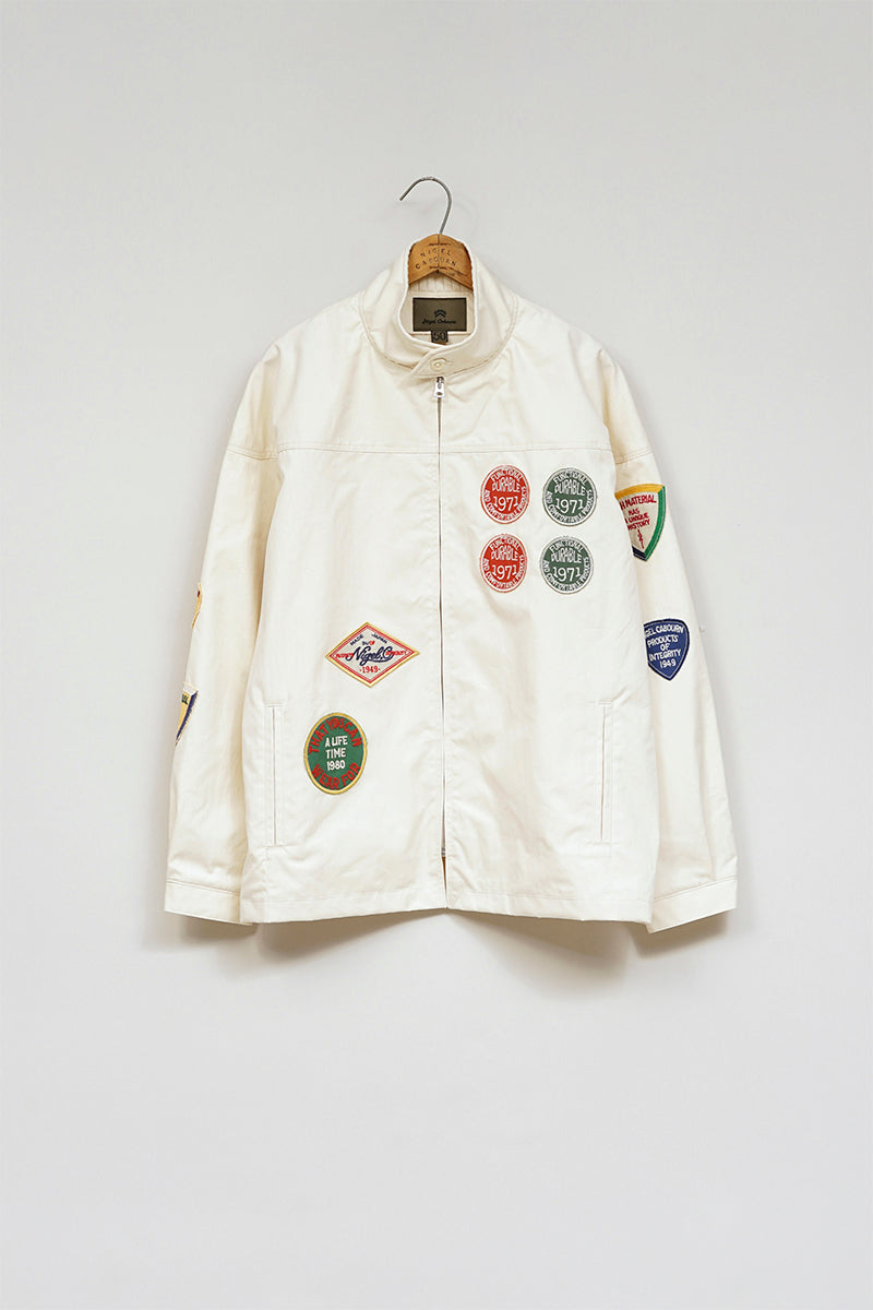 Man Capsleeve Wappen Jacket Cotton Nylon Pin Ox
