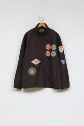 Man Capsleeve Wappen Jacket Cotton Nylon Pin Ox