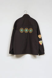 Man Capsleeve Wappen Jacket Cotton Nylon Pin Ox