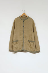 【ナイジェル・ケーボン】MAN / フレンチワークジャケット - リネンピンオックス / FRENCH WORK JACKET - LINEN PIN OX