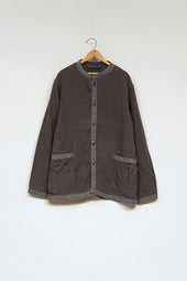 【ナイジェル・ケーボン】MAN / フレンチワークジャケット - リネンピンオックス / FRENCH WORK JACKET - LINEN PIN OX