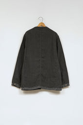 【ナイジェル・ケーボン】MAN / フレンチワークジャケット - リネンピンオックス / FRENCH WORK JACKET - LINEN PIN OX
