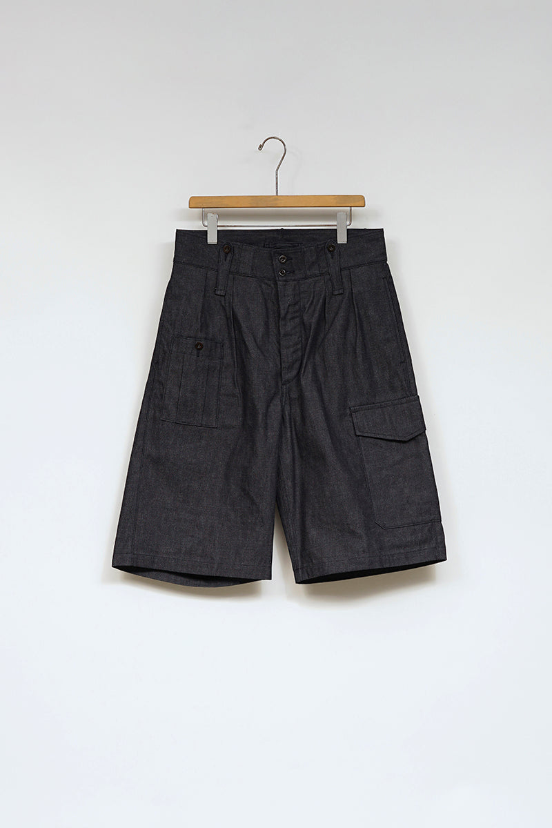Man 10 Battle Dress Short 10oz Denim