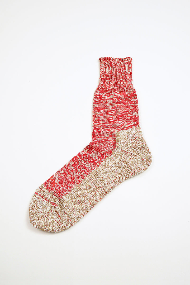 Man Linen Cotton Pile Socks