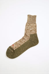Man Linen Cotton Pile Socks