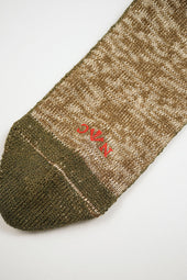 Man Linen Cotton Pile Socks