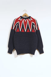 【ナイジェル・ケーボン】MAN / キークルーニット / KEY CREW KNIT