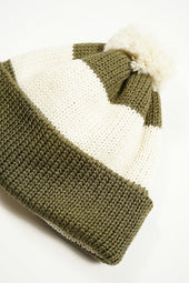 Man Stripe Bobble Hat