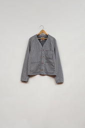 【ナイジェル・ケーボン】UNISEX / カラーレスジャケット / JK03-03-HI COLLARLESS JACKET