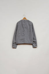 【ナイジェル・ケーボン】UNISEX / カラーレスジャケット / JK03-03-HI COLLARLESS JACKET