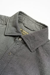 【ナイジェル・ケーボン】MAN / ブリティッシュオフィサーズシャツ - ブラック / BRITISH OFFICERS SHIRT - BLACK