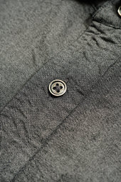 【ナイジェル・ケーボン】MAN / ブリティッシュオフィサーズシャツ - ブラック / BRITISH OFFICERS SHIRT - BLACK