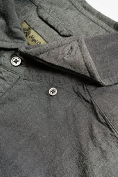 【ナイジェル・ケーボン】MAN / ブリティッシュオフィサーズシャツ - ブラック / BRITISH OFFICERS SHIRT - BLACK