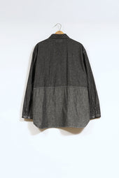 【ナイジェル・ケーボン】MAN / ユーティリティーシャツ タイプ2 - 10オンスデニムブラック / UTILITY SHIRT TYPE2 - 10oz DENIM BLACK