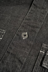 【ナイジェル・ケーボン】MAN / ユーティリティーシャツ タイプ2 - 10オンスデニムブラック / UTILITY SHIRT TYPE2 - 10oz DENIM BLACK