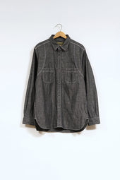 【ナイジェル・ケーボン】MAN / ニューメディカルシャツ - ブラック / NEW MEDICAL SHIRT - BLACK