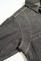 【ナイジェル・ケーボン】MAN / ニューメディカルシャツ - ブラック / NEW MEDICAL SHIRT - BLACK