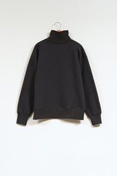 【ナイジェル・ケーボン】MAN / ハイネックスウェットシャツ - 20.5オンス ブラック / HIGH NECK SWEAT SHIRT - 20.5oz BLACK