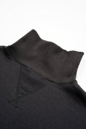 【ナイジェル・ケーボン】MAN / ハイネックスウェットシャツ - 20.5オンス ブラック / HIGH NECK SWEAT SHIRT - 20.5oz BLACK