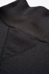 【ナイジェル・ケーボン】MAN / ハイネックスウェットシャツ - 20.5オンス ブラック / HIGH NECK SWEAT SHIRT - 20.5oz BLACK