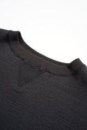 【ナイジェル・ケーボン】MAN / 50s クルーネック - 20.5オンスブラック / 50s CREW NECK - 20.5oz BLACK