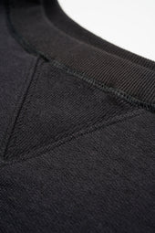 【ナイジェル・ケーボン】MAN / 50s クルーネック - 20.5オンスブラック / 50s CREW NECK - 20.5oz BLACK
