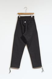 【ナイジェル・ケーボン】MAN / 40sミリタリースウェットパンツ - 20.5オンス ブラック / 40s MILITARY SWEAT PANT - 20.5oz BLACK