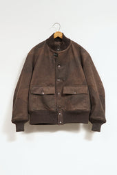 【ナイジェル・ケーボン】MAN / A‐１ジャケット - カモウルトラスウェード / A-1 JACKET - CAMO ULTRA SUEDE