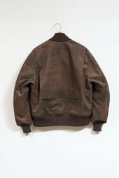 【ナイジェル・ケーボン】MAN / A‐１ジャケット - カモウルトラスウェード / A-1 JACKET - CAMO ULTRA SUEDE