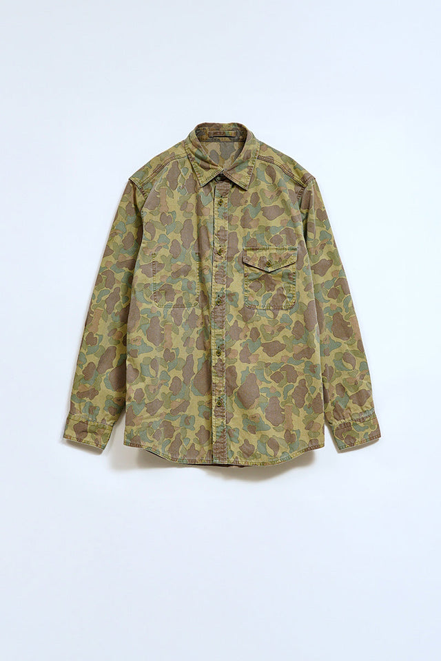 【ナイジェル・ケーボン】MAN / デッキシャツ - ダックハンターカモリバーシブル / DECK SHIRT - DUCK HUNTER CAMO REVERSIBLE