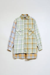 【ナイジェル・ケーボン】MAN / グランパシャツ - クレイジーパターン / GRANDPA SHIRT - CRAZY PATTERN