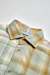 【ナイジェル・ケーボン】MAN / グランパシャツ - クレイジーパターン / GRANDPA SHIRT - CRAZY PATTERN