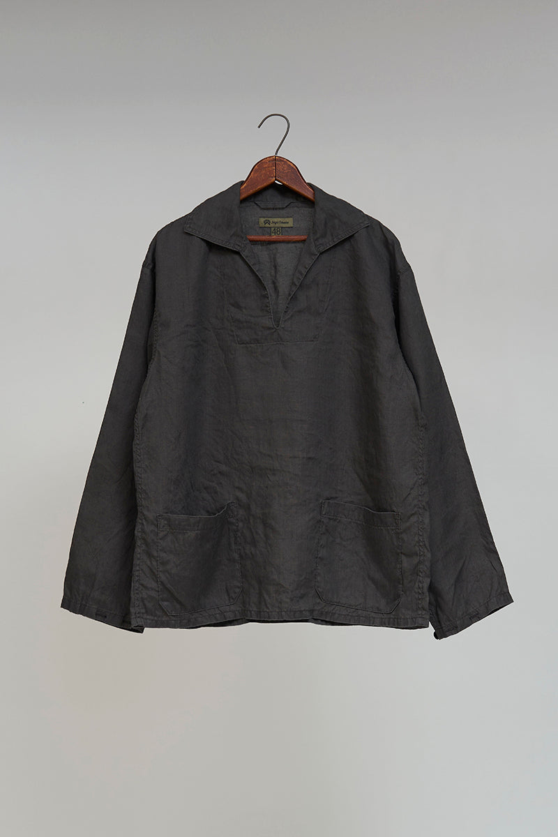 Man French Pullover Shirt Hemp