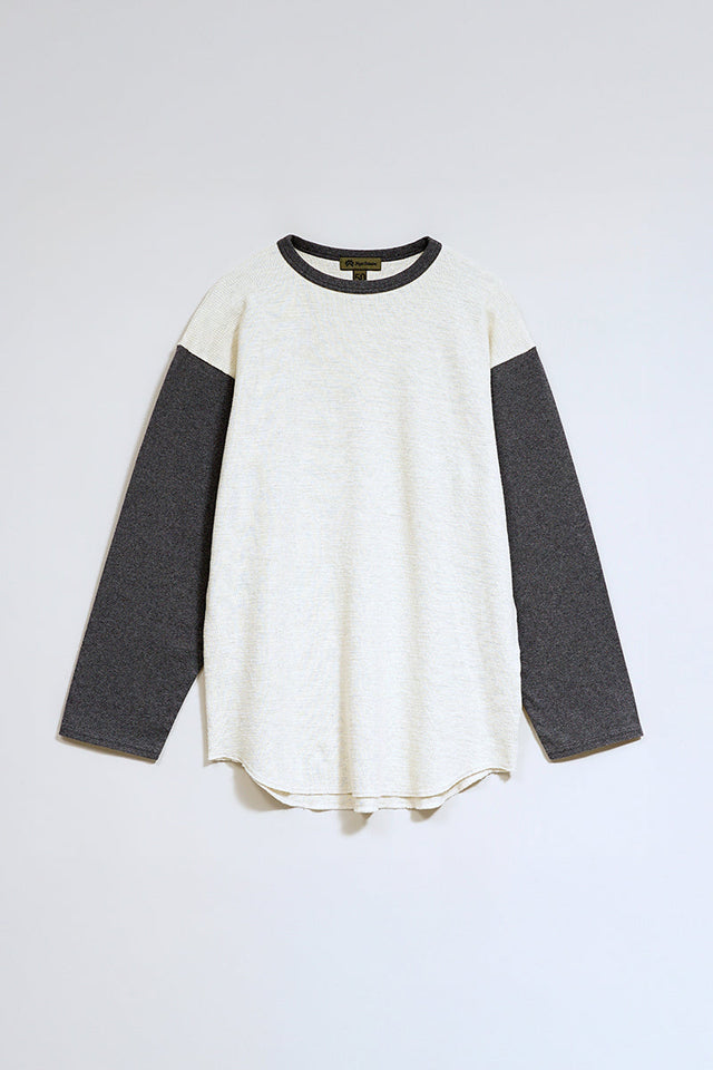 【ナイジェル・ケーボン】MAN / ベースボール Tシャツ - ハニカムニット / BASEBALL T-SHIRT - HONEYCOMB KNIT