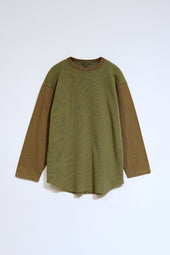 【ナイジェル・ケーボン】MAN / ベースボール Tシャツ - ハニカムニット / BASEBALL T-SHIRT - HONEYCOMB KNIT