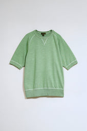 【ナイジェル・ケーボン】MAN / ショートスリーブスウェットシャツ - コットンピグメント / SHORTSLEEVE SWEAT SHIRT - COTTON PIGMENT
