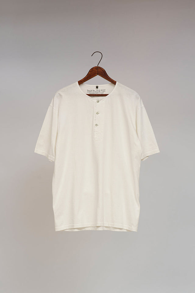 【ナイジェル・ケーボン】MAN / 50s ヘンリーネックシャツ / 50s HENLEY NECK SHIRT