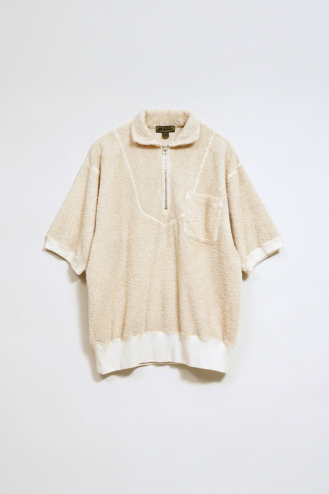 【ナイジェル・ケーボン】MAN / ジップアップシャツ - パイル / ZIP UP SHIRT - PILE