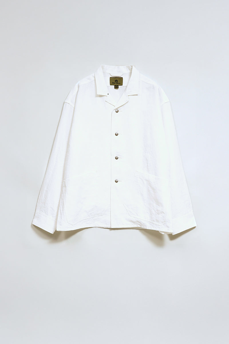 Man French Chore Jacket Linen Nidom