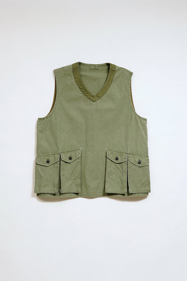 【ナイジェル・ケーボン】MAN / プルオーバーフィッシングベスト - リップストップ / PULLOVER FISHING VEST - RIPSTOP