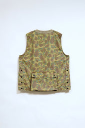 【ナイジェル・ケーボン】MAN / プルオーバーベスト - ダックハンターカモ / PULLOVER FISHING VEST - DUCK HUNTER CAMO