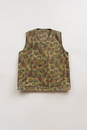 オンラインストア限定【ナイジェル・ケーボン】MAN / クリケットベスト - ダックハンターカモ / CRICKET VEST - DUCK HUNTER CAMO
