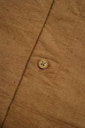 【ナイジェル・ケーボン】MAN / ランチワーカーシャツ - ブラウンコットン / RANCH WORKER SHIRT - BROWN COTTON