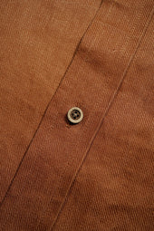 【ナイジェル・ケーボン】MAN / フィッシャーマンシャツ - カキシブリネン / FISHERMAN SHIRT - KAKISHIBU LINEN
